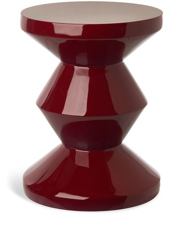 POLSPOTTEN - zig zag stool - unisex - synthetic fibres - One Size - Red