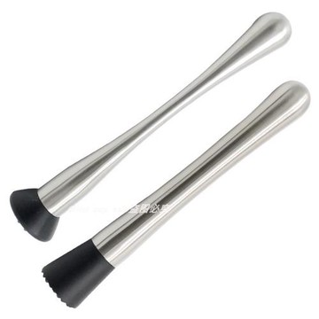 檸檬錘壓汁棒 水果搗汁棒不銹鋼搗錘碎冰錘碎冰棒 薄荷葉壓汁棒