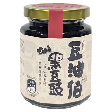 豆油伯 黑豆豉  古早味客家美味，280g  1罐