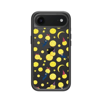 iPhone Air Mod NX -邊框背蓋組合 (相機按鈕) 黑 - 幾米 Jimmy Liao - 月亮忘記了-繽紛