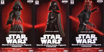 日版 WCF Premium 原力覺醒 凱羅恩 黑武士 達斯魔 一套三款 Star Wars 星際大戰 公仔