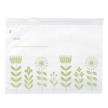 食物密封袋 底部加寬 M 18入 鮮花 M18 CT NITORI宜得利家居