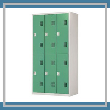 『商款熱銷款』【辦公家具】PS-3606-G 綠色6人用衣櫃 資料文件檔案櫃 櫃子 檔案 收納