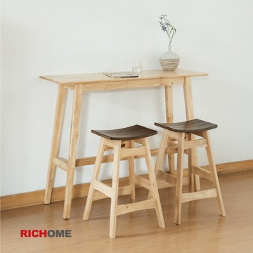 RICHOME 克萊爾實木餐桌(只有桌子)(高度91CM) 實木桌 餐桌 桌子 中島 玄關桌 TA436