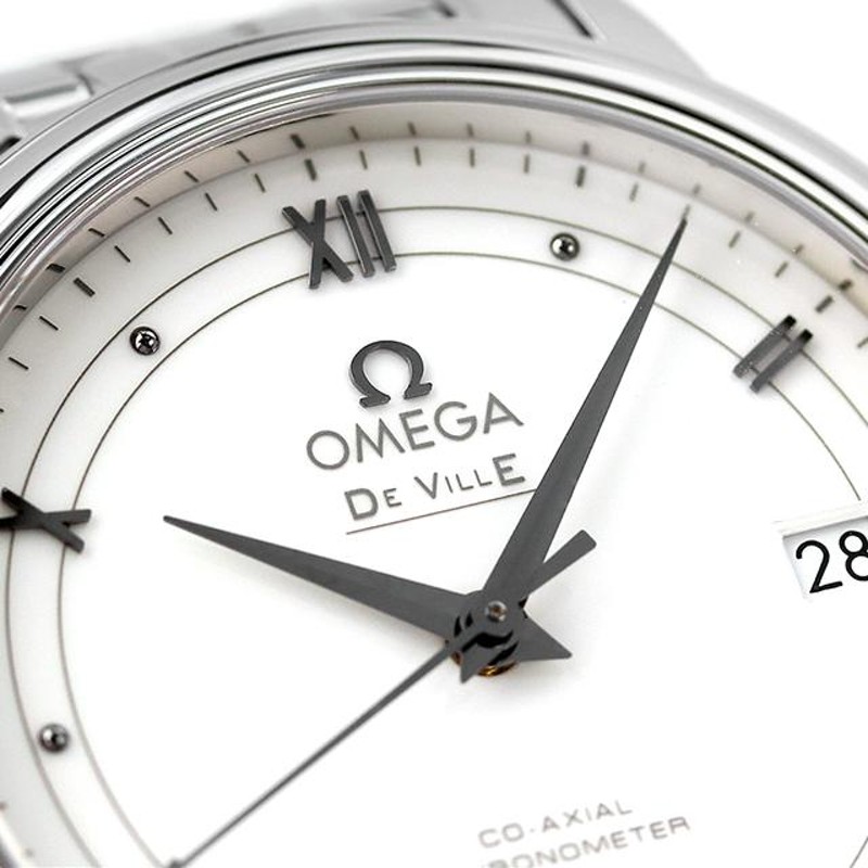 オメガ デビル プレステージ 36.8MM 自動巻き 機械式 腕時計 ブランド ...