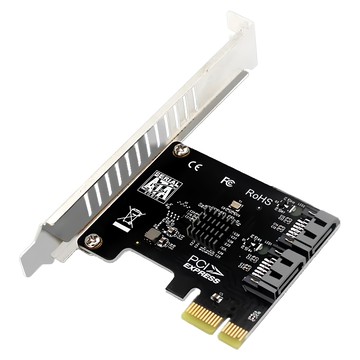 Neon 台灣霓虹 PCIe Gen3轉2埠SATA3.2擴充卡  PCIe Gen3.1轉2埠SATA3.2擴充卡  1個