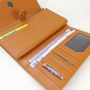 【M2nd】喜玥鴕鳥皮三折包(駝-T40A)