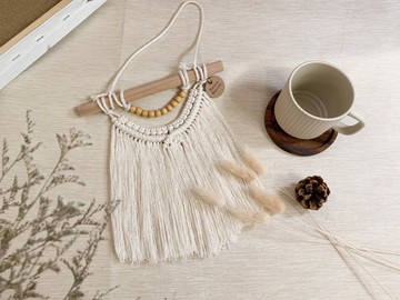 Macrame 編織壁掛 木珠流蘇