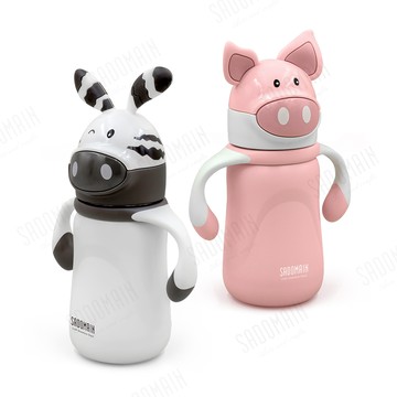 限時優惠 |斑馬│巧豬兒童學習保溫壺(300ml) LL300│LL301