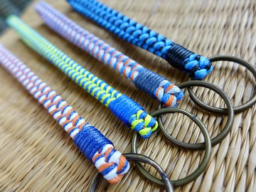 編織鑰匙圈  客製化長度配色