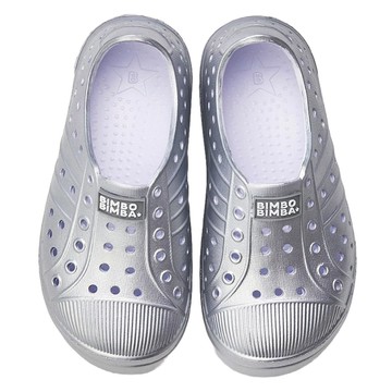 Bimbo Bimba 兒童素色粉彩鞋  銀  200