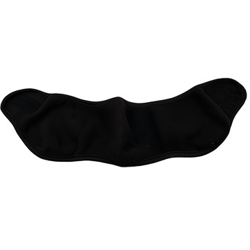 加絨加厚護耳防寒口罩  黑色  1入  1個