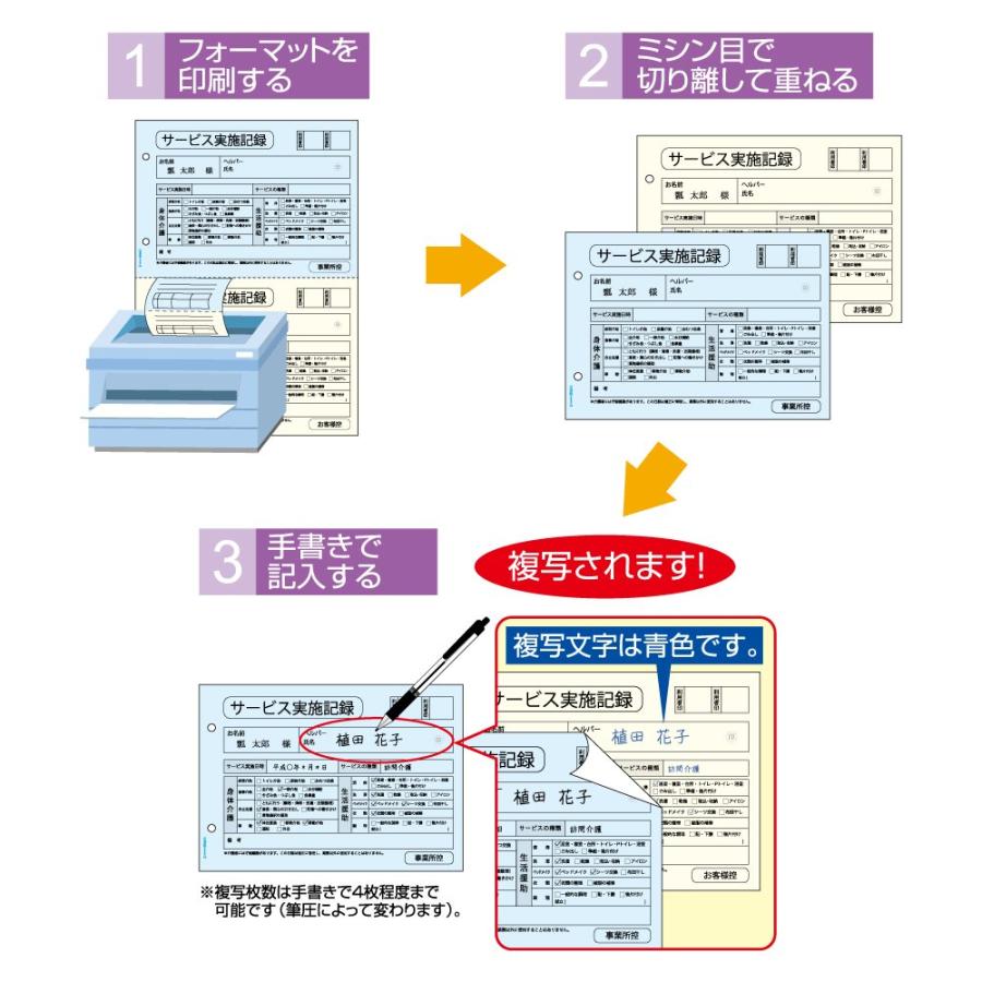 ヒサゴ 複写マルチプリンタ帳票 A4 白紙 2面 100枚 BPC2002