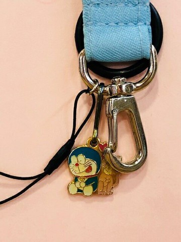 【震撼精品百貨】Doraemon 哆啦A夢 Doraemon手機吊繩-坐姿+貓 震撼日式精品百貨