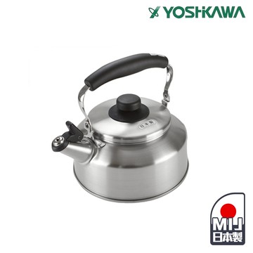吉川 日本製 304不鏽鋼笛音壺 1.6/2.6L 【E043】 可用電磁爐 熱水壺 泡茶壺 煮水壺 露營壺 茶壺 開水壺 大容量燒水壺 響笛壺 鳴音水壺 露營水壺 燒水壺 YOSHIKAWA 餐廚用品