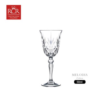 義大利RCR MELODIA Calice系列香檳杯 50ml無鉛水晶玻璃 歐式古典氣泡酒杯