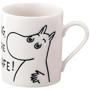 MOOMIN 嚕嚕米 陶瓷馬克杯  1個  白色