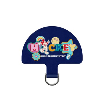 【正版授權】Disney經典-繽紛的米奇手機掛片/夾片