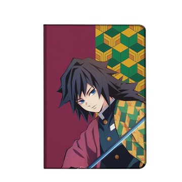 鬼滅之刃適用ipad10.2富岡義勇/水柱air5保護mini56套pro12.9筆槽