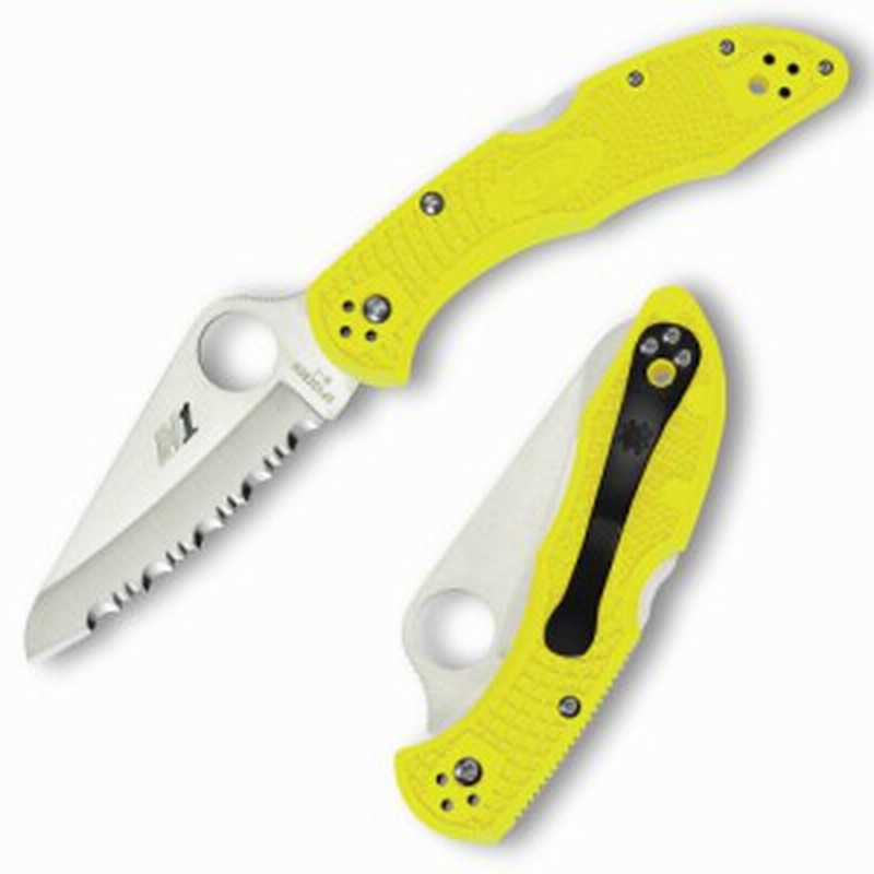 Spyderco 波刃ナイフ ソルト2 海人 H 1鋼 Sc 通販 Lineポイント最大1 0 Get Lineショッピング