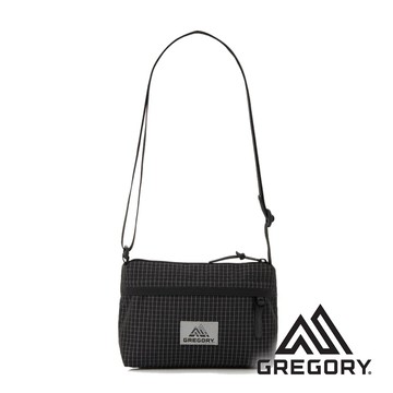 【美國 GREGORY】ENVELOPE SHOULDER 斜背包1L『夜光黑』G125406 登山｜露營｜休閒｜旅遊｜戶外｜側背包