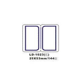 【龍德】 LD-1023(藍)自粘性標籤 25x30mm/包【APP滿額下單4%點數(單一帳號最高1500點)】5/31止