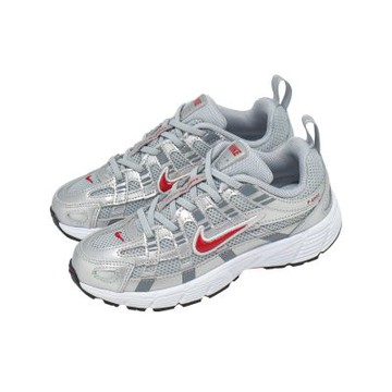 Nike 休閒鞋 P-6000 PS 中童 小朋友 銀 紅 復古 緩震 IO4647-016