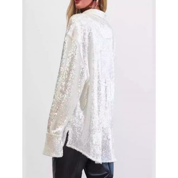 25SS【原創】美式輕奢感南法風情度假風古巴領襯衫質感綢緞上衣