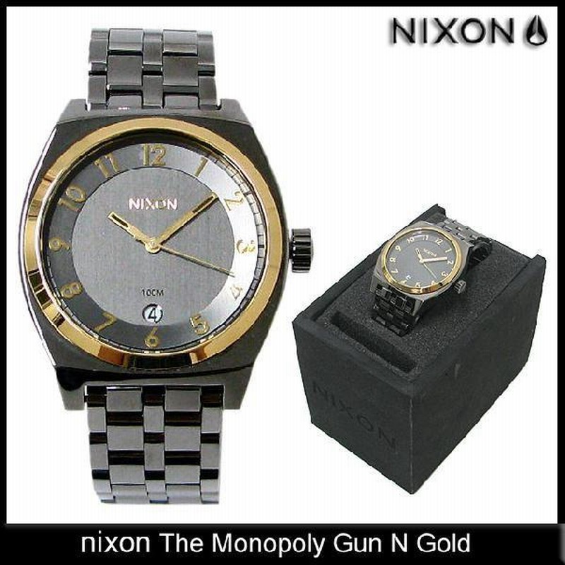 ニクソン nixon 腕時計 ザ モノポリー Gun N Gold(nixon The Monopoly