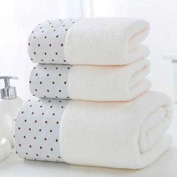 加厚浴巾毛巾3件 Cotton Bath Towels Soft Absorbent Face Towel