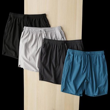 戶外牛級！親膚舒適夏季運動健身跑步速干透氣松緊腰休閑褲男短褲