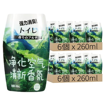空氣清淨清新香氛 浴室香氛套裝 強力消臭 日照森林香型  260ml  12個