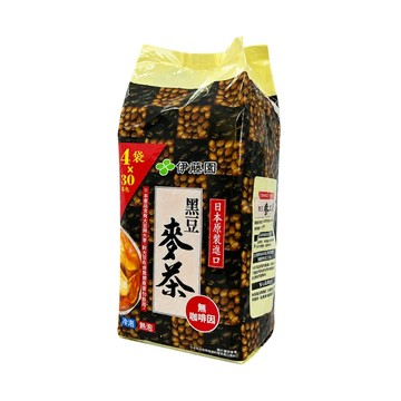 伊藤園 黑豆麥茶茶包(8公克X30入X4包/袋)