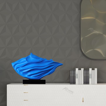 新中式抽象藝術品樣板間售樓處別墅酒店前臺民宿軟裝工藝雕塑擺件