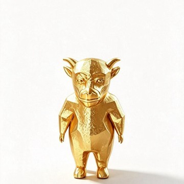 免運🔥本土出貨電影牛來同款手辦 魔性抽象小牛3D打印擺件 玩梗桌面裝飾