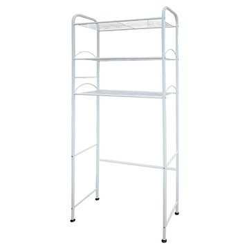 生活大師 LIVING MASTER KD2132 烤漆弧形馬桶置物架  61.5 x 28.5 x 155cm  白色  1個