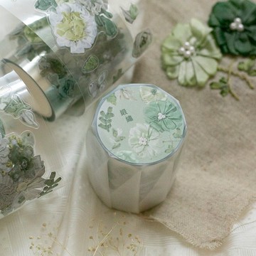 仙織聯名 - 緞繡 6cm割型亮面PET膠帶