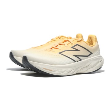 NEW BALANCE 慢跑鞋 NB1080 V14 白黃 漸層 2E寬楦 男 M1080E14