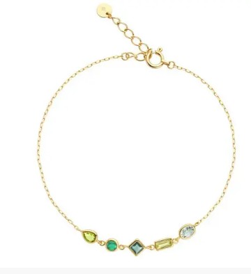【va vendome aoyama】綠色彩寶手鍊