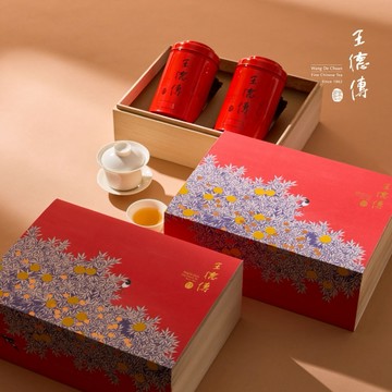 德傳中秋禮盒｜光霽禮盒-2014杉林溪高山紅水烏龍150g+梨山高山烏龍150g