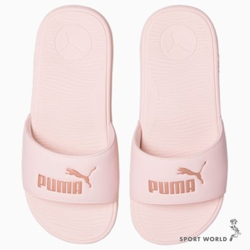 Puma 拖鞋 女鞋 Cool Cat 2.0 粉【運動世界】38910805
