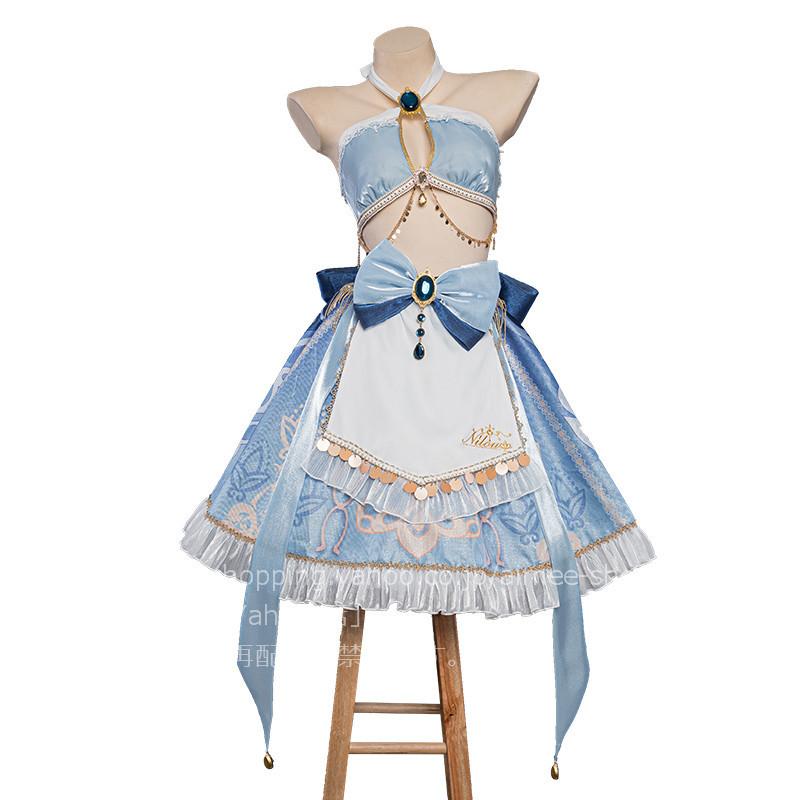 Uwowo製品】120日目安 原神 コスプレ ニィロウ メイド服 ハロワイン