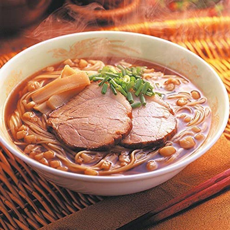 尾道ラーメン しょうゆ味 生麺 スープ付 ４人前 ２箱セット １食につき麺１００ｇスープ５５ｇ 手土産袋付き 阿藻珍味 瀬戸内の小魚だし ご