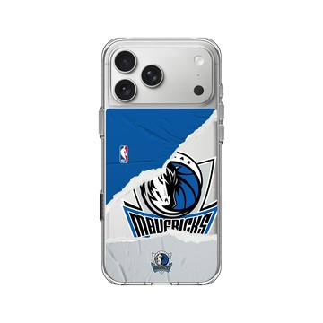 iPhone 17 Pro Max Clear Case（相機按鈕） 透明 - NBA - 熱血系列-達拉斯獨行俠 Dallas Mavericks - Sweat and Tears