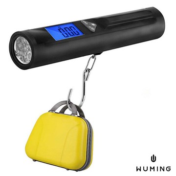 帶燈 50KG 手提秤 攜帶式 液晶顯示 電子秤 行李秤 旅行秤 手電筒 釣魚秤 出國旅遊 『無名』 J01118