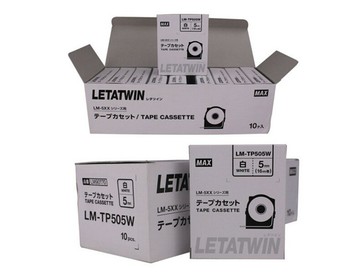 線號機LM-550A/PC原裝標簽貼紙5MM黃色色帶 LM-TP505Y 透明底