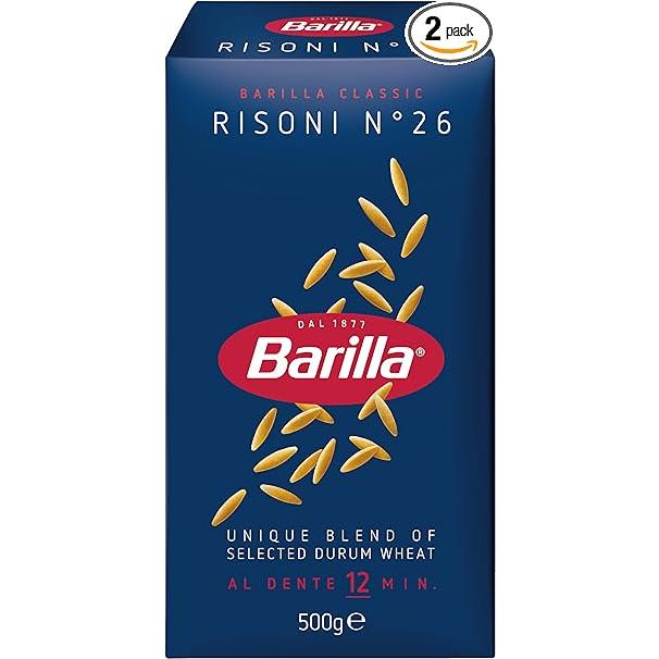 BARILLAバリラ パスタ リゾーニ500g×2個  正規輸入品  イタリア産