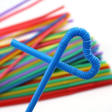 彩色藝術長吸管一次性DIY創意造型吸管 DIY手工制作材料 70根/包