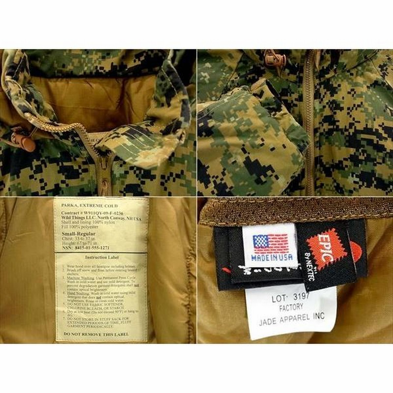 中古】USA製 WILDTHINGS ワイルドシングス USMC Level 7 プリマロフト