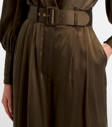 Zimmermann Belted silk wide-leg pants
